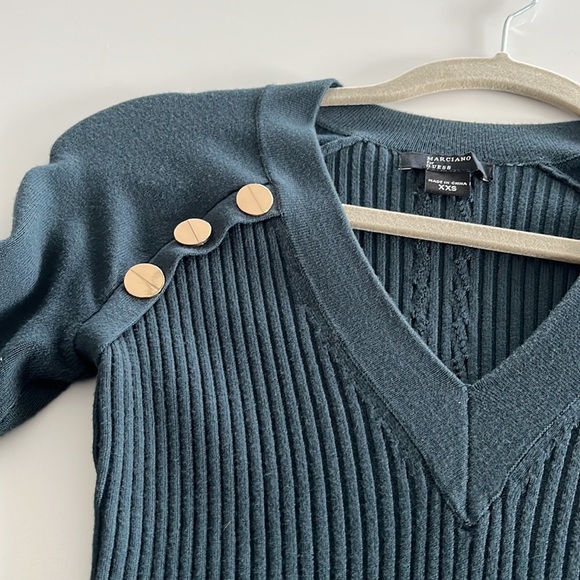 Marciano green sweater dress size XXS great condition only worn once - Picture 6 of 6